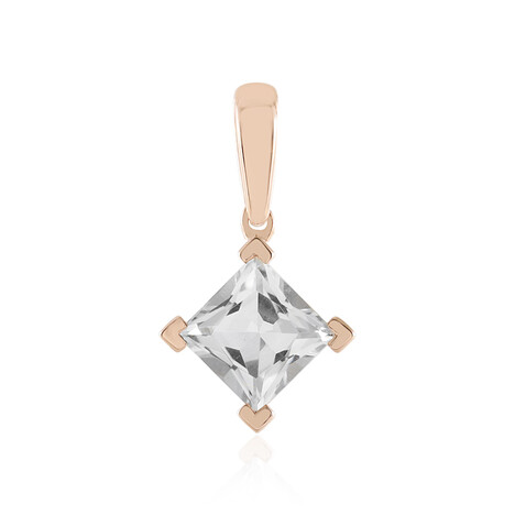 Pendentif en argent et Topaze blanche