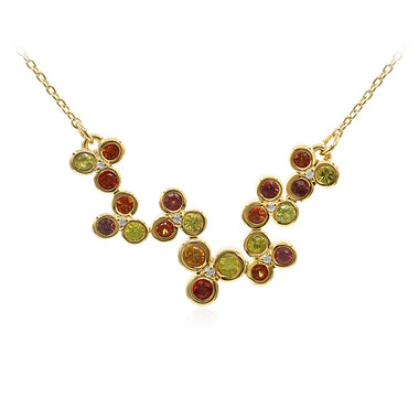 Collier en argent et Saphir