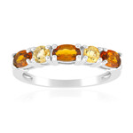 Madeira Citrine Silver Ring