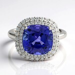 Anello in oro con Tanzanite AAA (CIRARI)