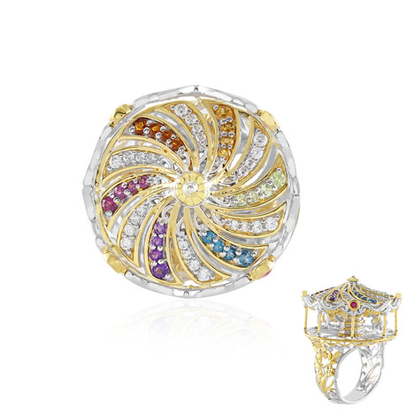 Anello in argento con Citrino (Gems en Vogue)