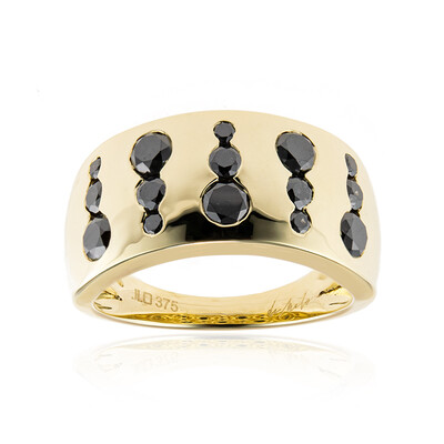 Bague en or et Diamant noir (de Melo)