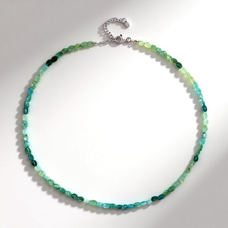 Collana in argento con Grandidierite