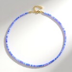 Collana in argento con Opale Lavanda dell'Etiopia