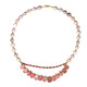 Collier en argent et Rhodochrosite