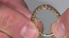 Gouden ring met een I2 Champagne Diamant (de Melo Gold)