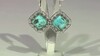 Pendientes en plata con Turquesa azul del Mohave Kingman (Jones Lee)