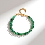 Bracciale in argento con Smeraldo Zambia
