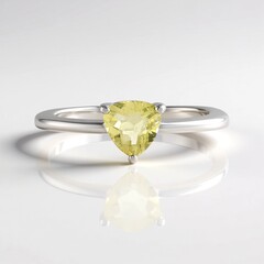 Anello in argento con Fluorite Gialla