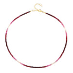Ruby Silver Necklace