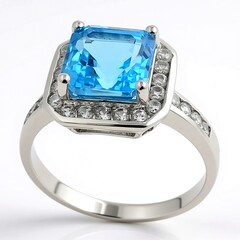 Anello in argento con Topazio Marambaia