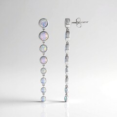 Orecchini in argento con Opale di Welo