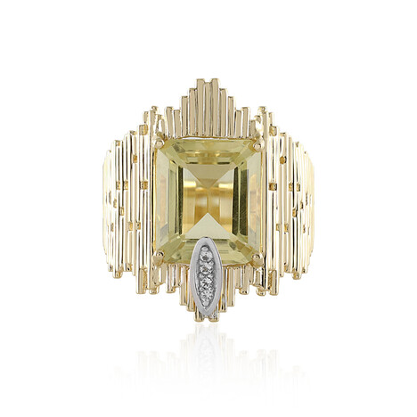 Limonen-Quarz-Silberring