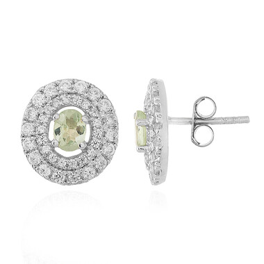Pendientes en plata con Alejandrita