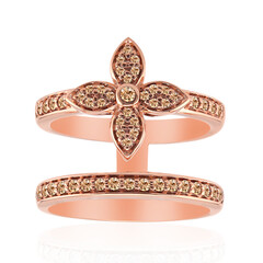Anello in oro con Diamante Rose de France SI1 di Argyle