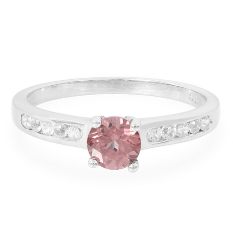 Anello in argento con Granato Malaya