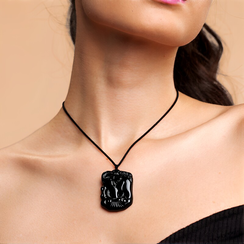 Collana con Ossidiana