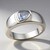 Anello in argento con Tanzanite (non riscaldata)