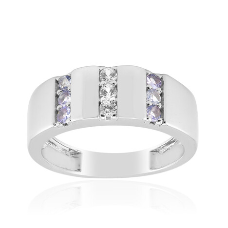 Bague en argent et Tanzanite