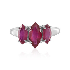 Madagascar Ruby Silver Ring (de Melo)