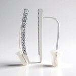 Boucles d'oreilles en argent et Zircon