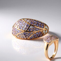 Anello in argento con Tanzanite