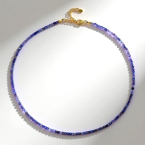 Collana in argento con Tanzanite
