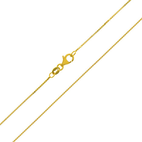 Silber-Veneziakette - 1,8 g - 50 cm - vergoldet