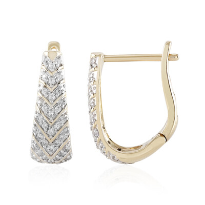 Boucles d'oreilles en or et Zircon (Adela Gold)