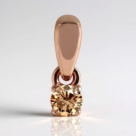Ciondolo in oro con Diamante Rose de France VS1 di Argyle (Annette)