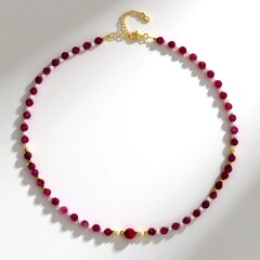 Collana in argento con Agata Rosa