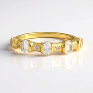 Petalite Silver Ring