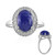 Anello in argento con Tanzanite