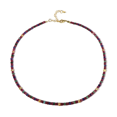 Madagascar Ruby Silver Necklace