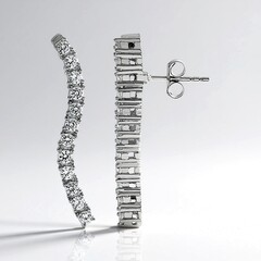 Orecchini in argento con Zircone