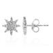 Boucles d'oreilles en argent et Diamant I2 (I)