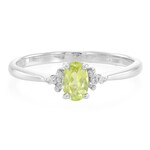 Kupfer-Turmalin-Silberring