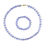 Parure in argento con Quarzo Blu