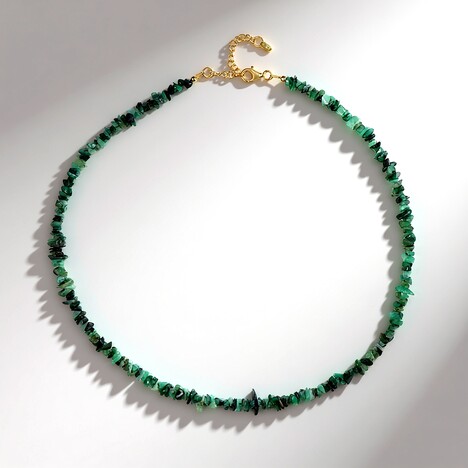 Collana in argento con Smeraldo Zambia