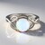 Anello in argento con Opale di Welo