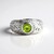 Anello in argento con Peridoto (de Melo Essence)