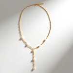 Collana in argento con Perla d'Acqua Dolce Bianca (Joias do Paraíso)