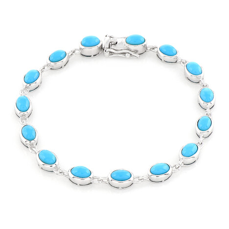 Sleeping Beauty-Türkis-Silberarmband