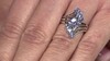 Anillo en plata con Tanzanita