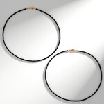 Collana in argento con Spinello Nero
