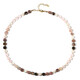 Collier en argent et Quartz rose (Riya)