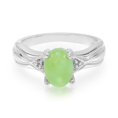 Bague en argent et Chrysoprase