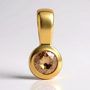Colgante en oro con Diamante champán Argyle SI1 (CUSTODANA)