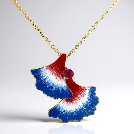 Collana in argento con Rubino (TPC)