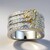 Anello in argento con Topazio Bianco (Adela Silber)